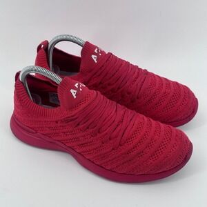 APL TechLoom Wave Mens 7.5 Womans 9 Red Running Shoes Sneakers 0822XC Athletic